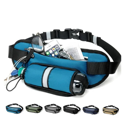 Water Bottle Holder Waterproof Bum Bag Cycling Hydration Belt Running Waist Bag